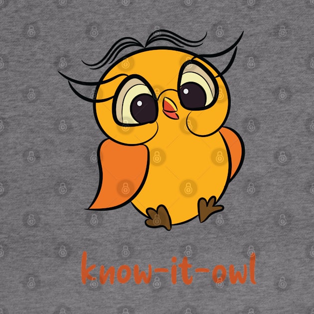 Owl - Know it Owl - Know it all by bigkawaiihouse